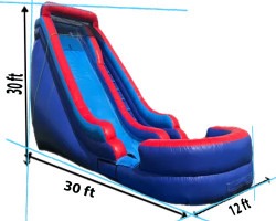 3020ft20quick20drop20waterslide20dimensions20bouncing20for 1 30' Quick Drop SLIDE