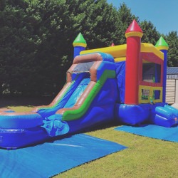 420n20120castle20combo20bounce20house20with20pool20bounci 1 4N1 Castle Combo Unit